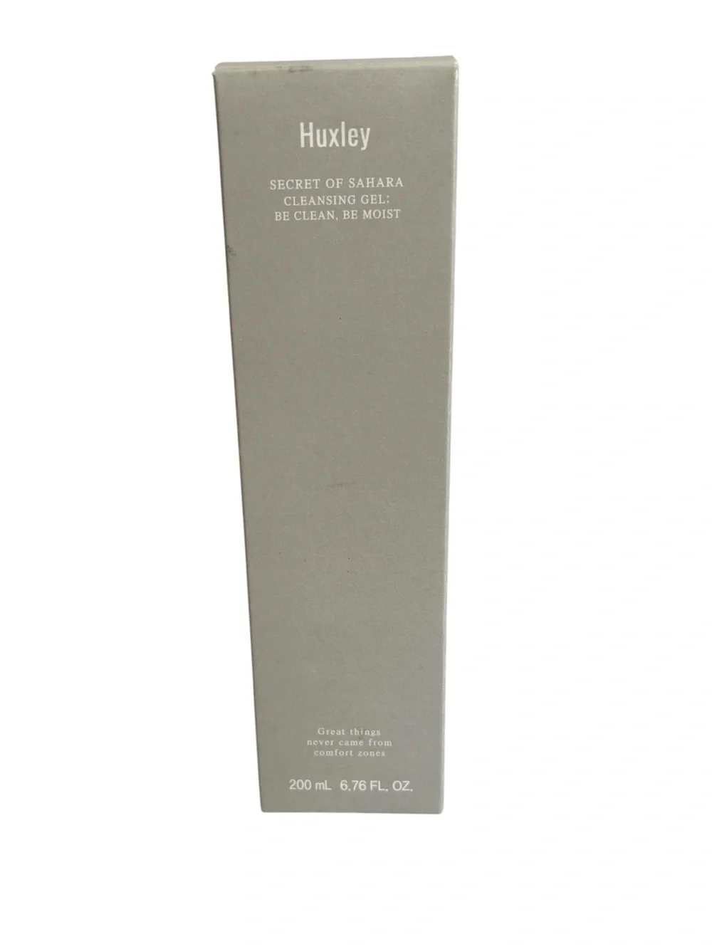 NIB Huxley Secret of Sahara Cleansing Gel Be Clean Be Moist 200ml / 6.76 fl.oz.